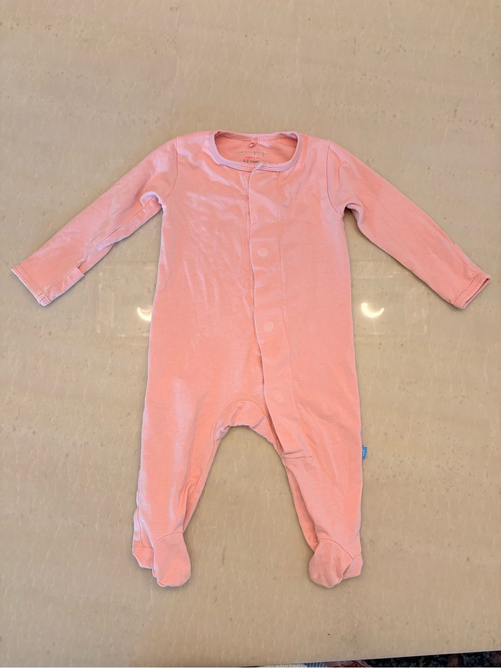Magnetic Me Pink Footed One-Piece Baby Romper